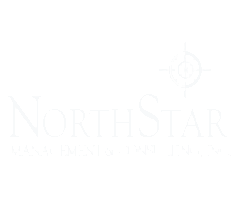 Logo of NorthStar Management & Consulting, Inc. featuring a stylish compass design and bold lettering.