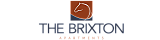 Elegant logo of The Brixton Apartments featuring a stylized horse design, symbolizing luxury living.