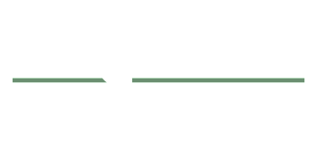 Modern logo for The Residences on Carr Hill, featuring bold white typography and a sleek green underline.