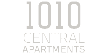 Modern logo for 1010 Central Apartments, showcasing sleek typography.
