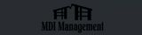 MDI Management logo featuring modern and sleek building silhouettes.