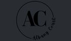 Elegant logo design featuring the initials AC with a stylish circular frame, representing Albany Court.