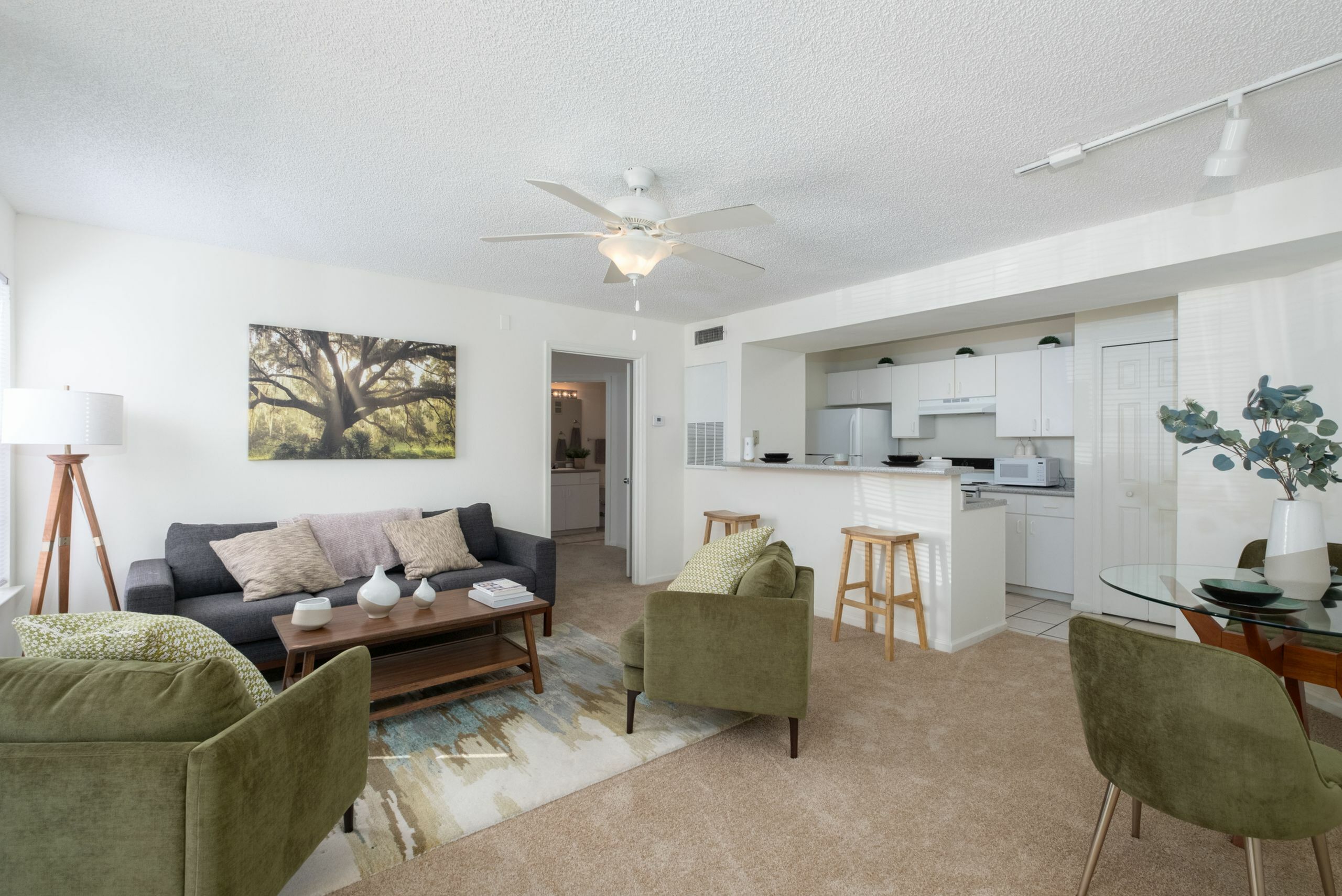 Living space at The Polos