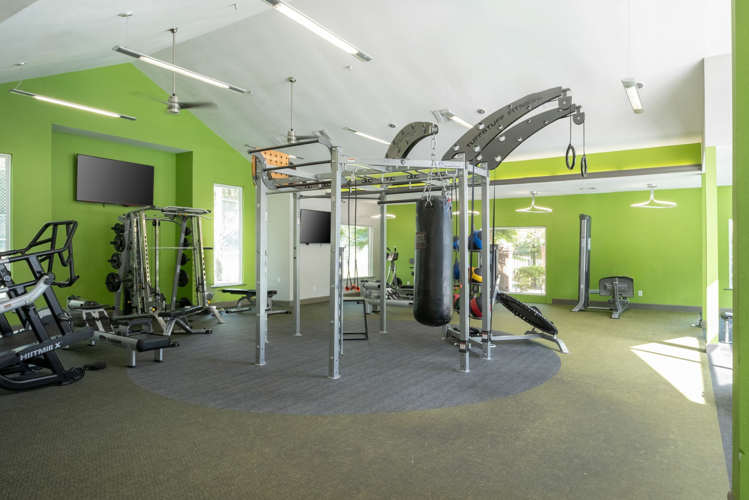 Fitness center at The Polos