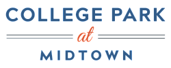 Sophisticated College Park at Midtown logo featuring elegant typography and stylish design elements.