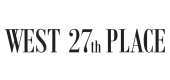 Elegant logo design featuring bold typography for West 27th Place
