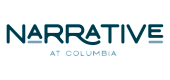Elegant logo design for Narrative at Columbia, featuring modern typography and stylish color contrasts.