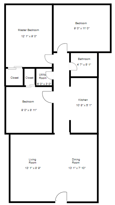 Maple 3 Bed Apartment City View Apartments