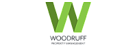 Vibrant green and dark green W logo for Woodruff Property Management, symbolizing growth and excellence.
