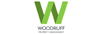 Bold green W logo symbolizing Woodruff Property Management, modern and eye-catching design.