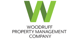 Modern logo design for Woodruff Property Management Company with a bold green 'W'.