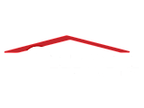 Oxford Realty logo featuring a modern red roof design symbolizing trust and innovation in real estate.