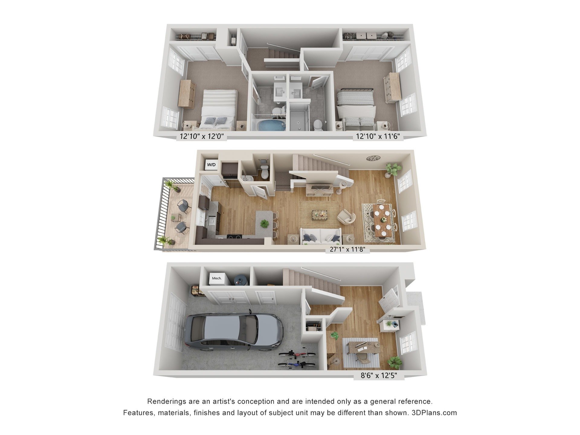 Stansbury Plus 2 Bed Apartment LC Gahanna