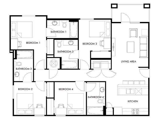 Monroe 4x4 - Furnished Image