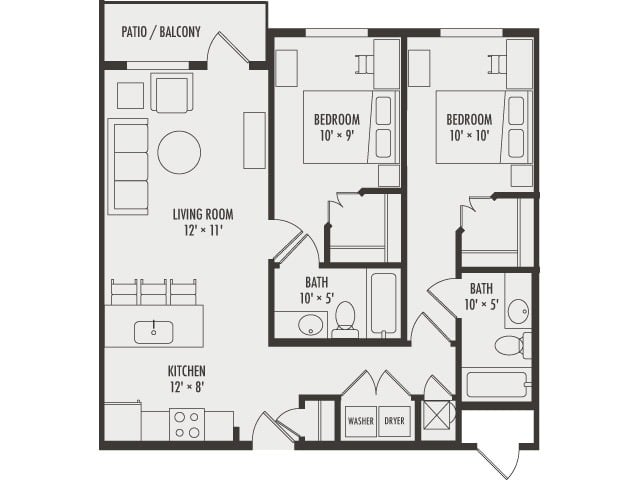 Juno Large - Unfurnished Image