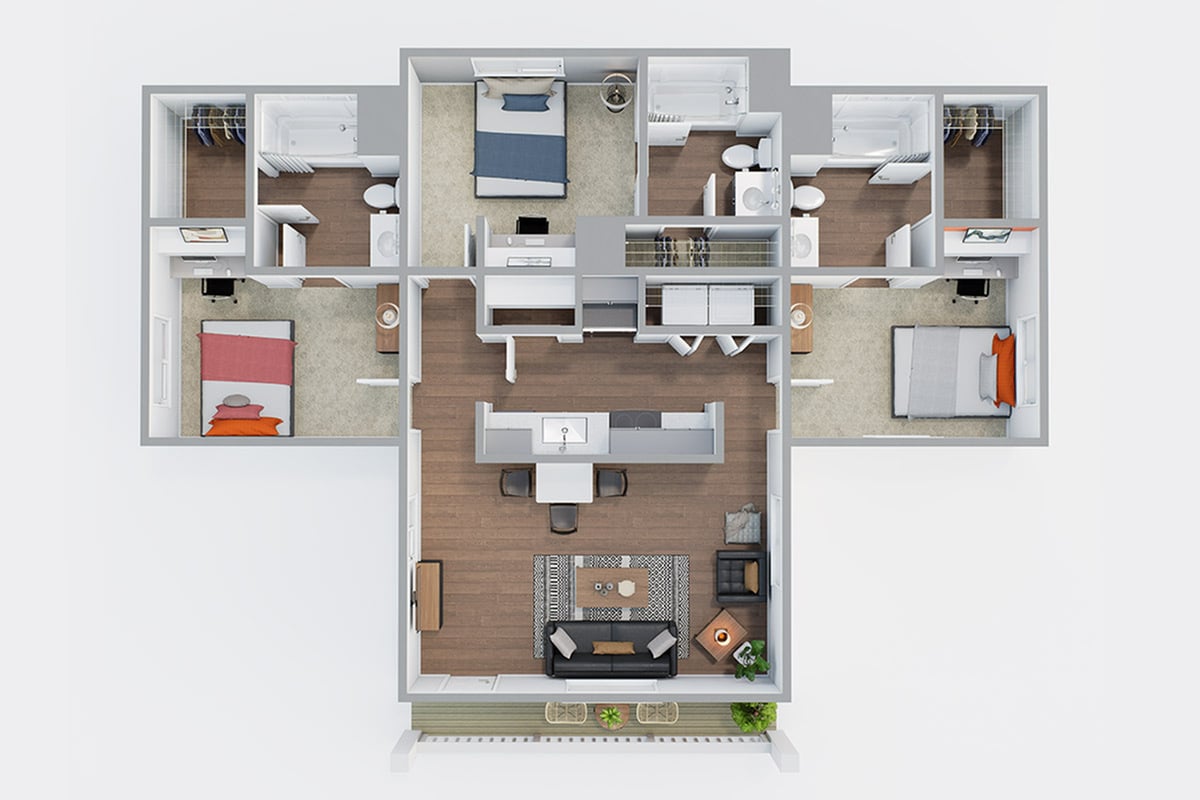 3X3 Furnished Image