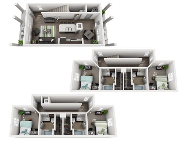 Cascade 4x4.5 - Furnished Image