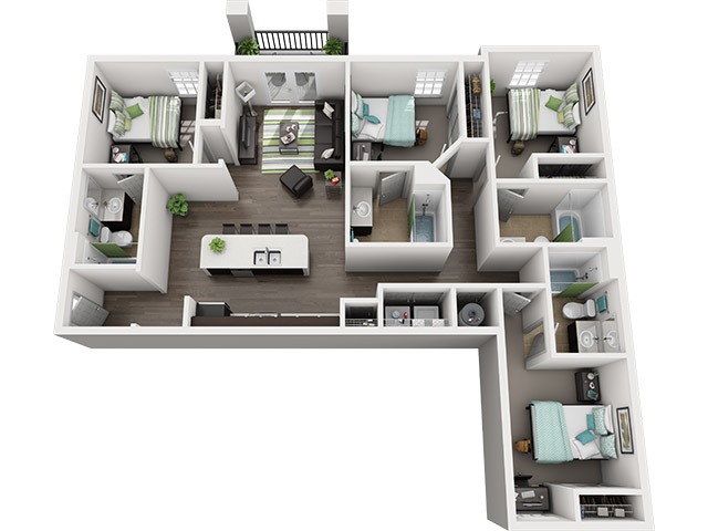 Madison 4x4 - Furnished Image