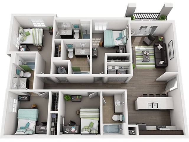 Monroe 4x4 - Furnished Image