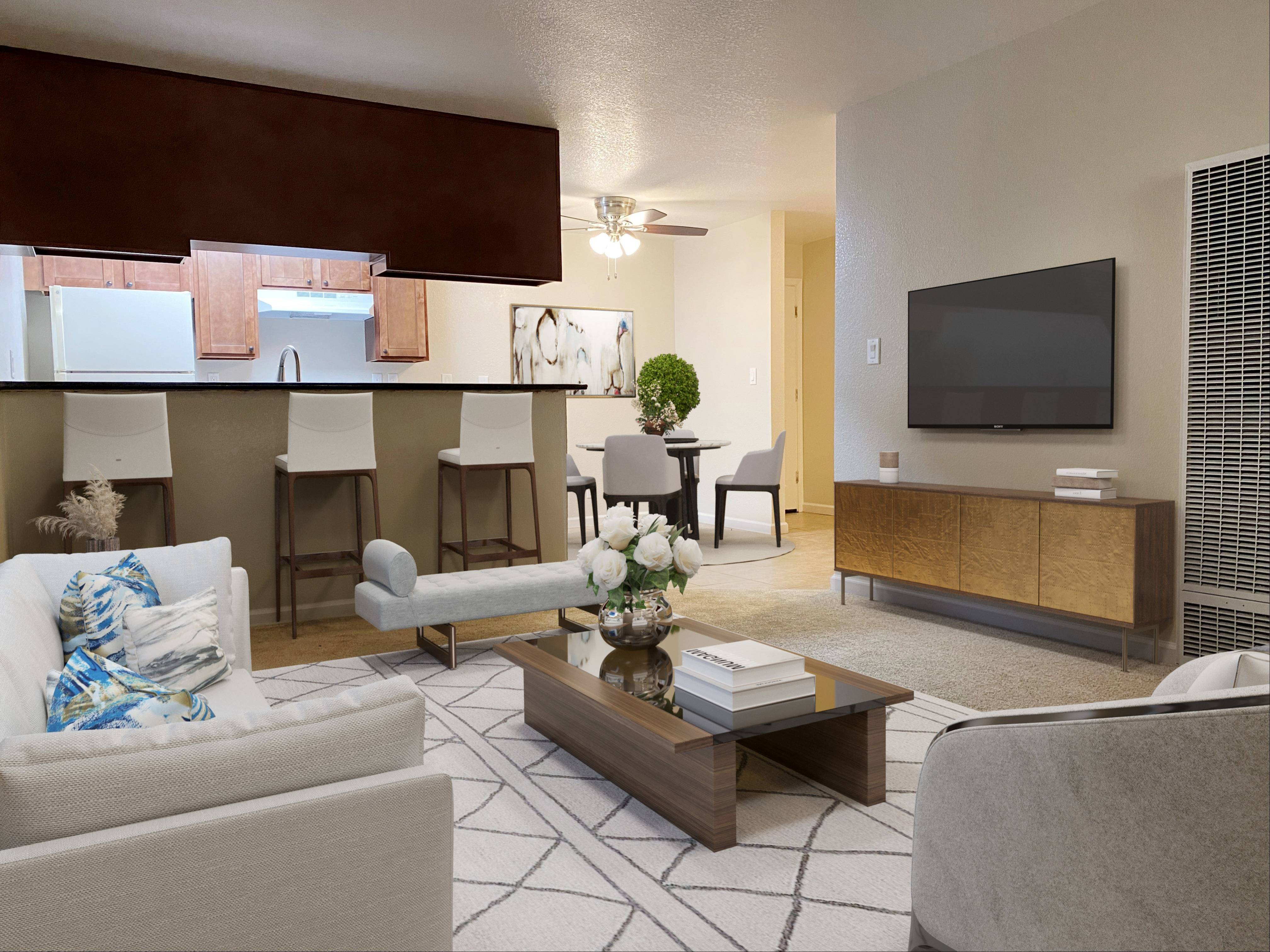 3x2 3 Bed Apartment Sunhill Apartments