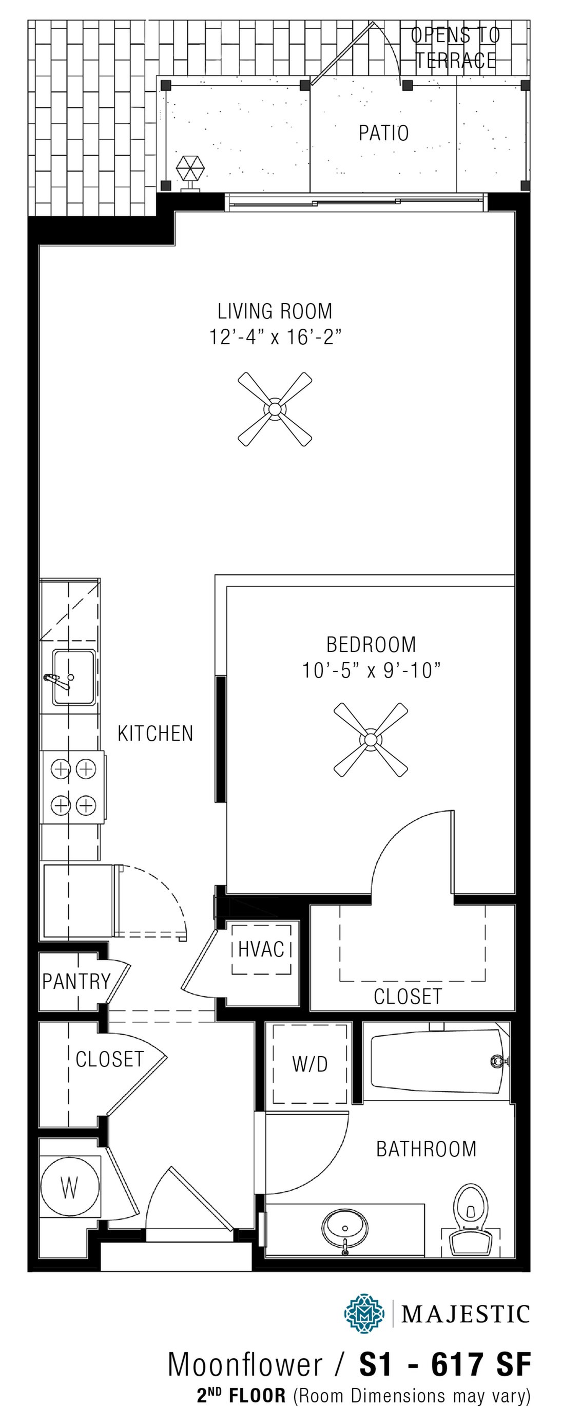 Studio 1 & 2 Bedroom Apartments In Gaithersburg Majestic Brand New