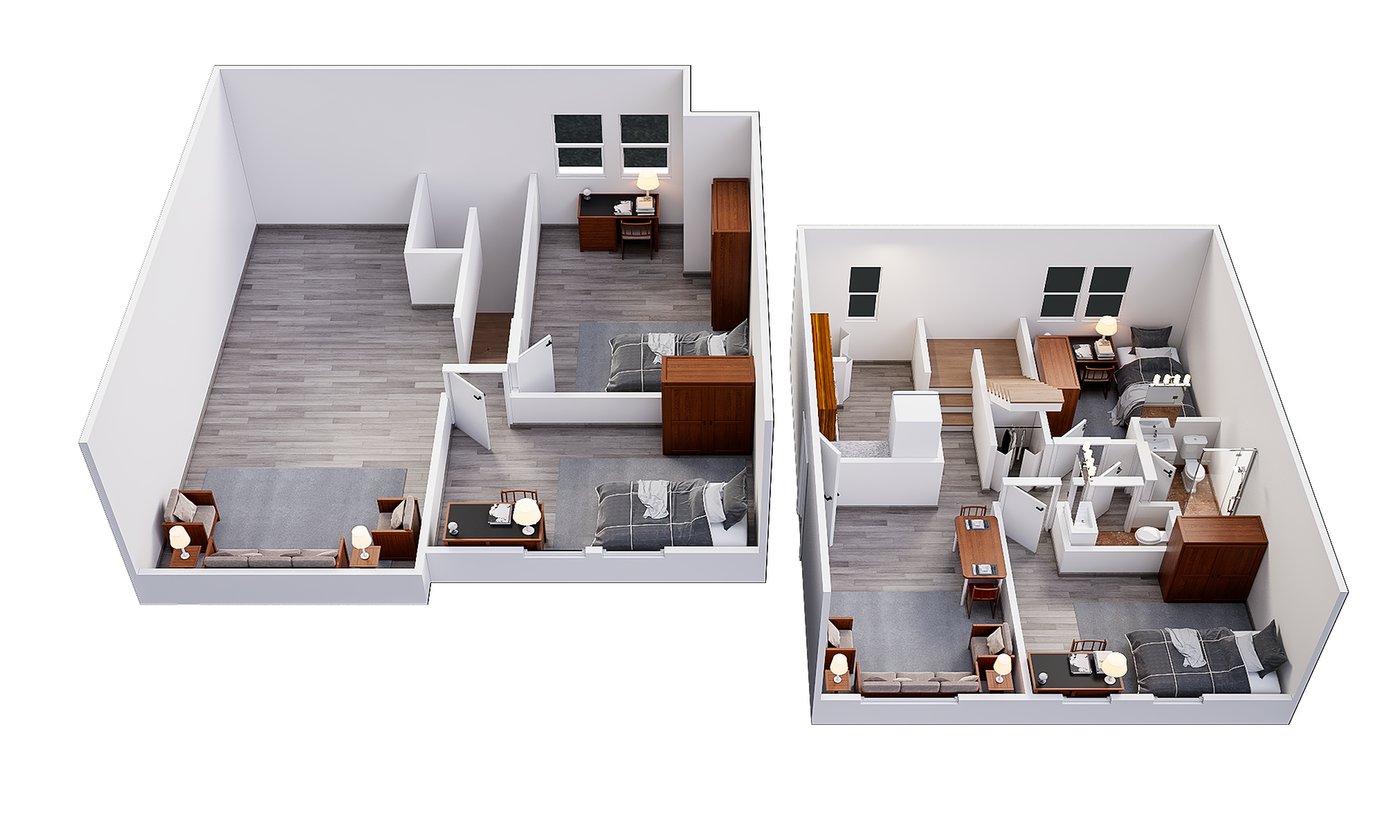 5, 4, 3, 2 and 1 Bedroom Apartments West 22