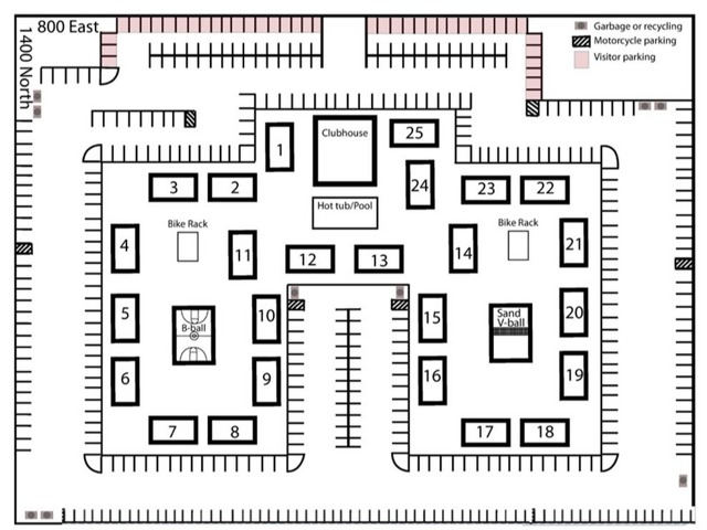 Oakridge Student Housing I Logan Utah I Property Map