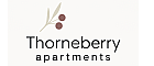 Elegant logo for Thorneberry Apartments featuring minimalist branch and berries design.