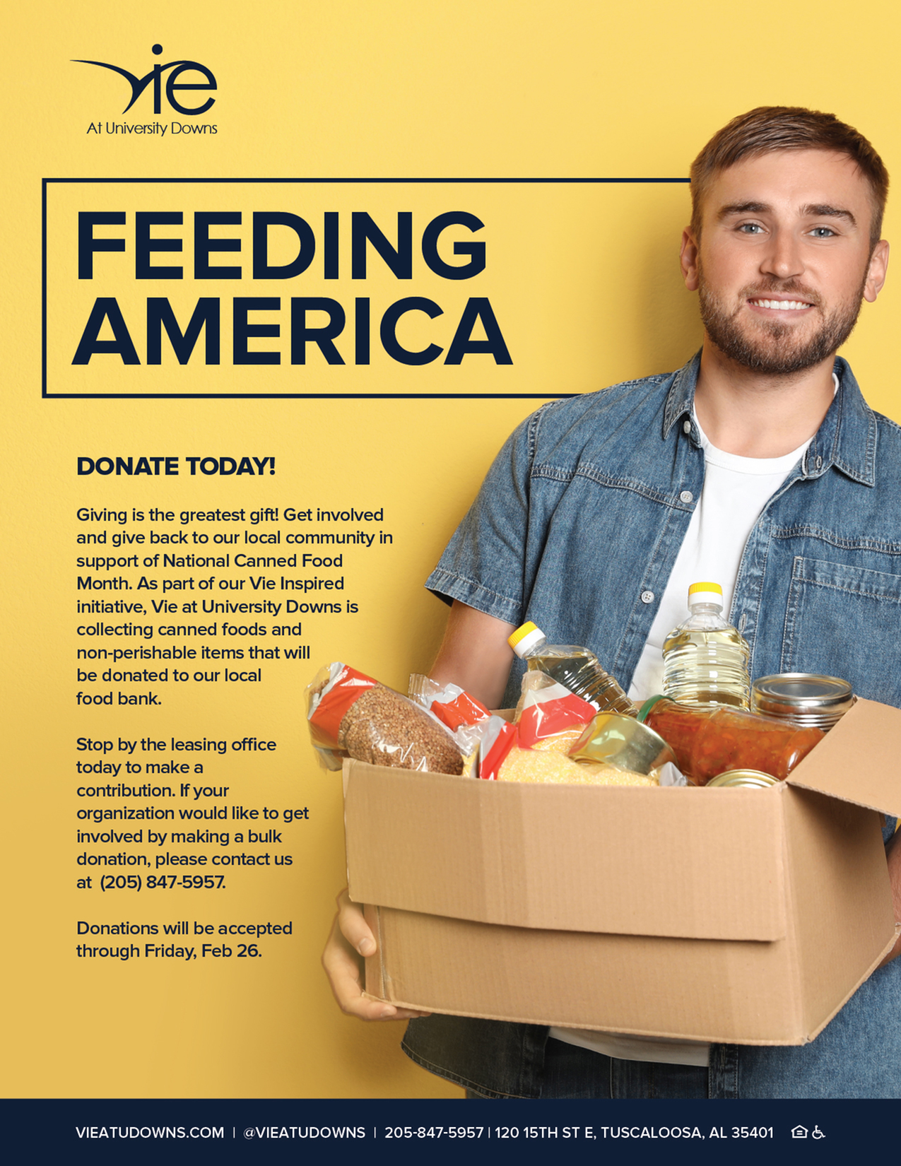 Donate Today! National Canned Food Month