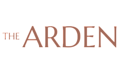 Elegant logo design for 'The Arden' in sophisticated copper lettering.