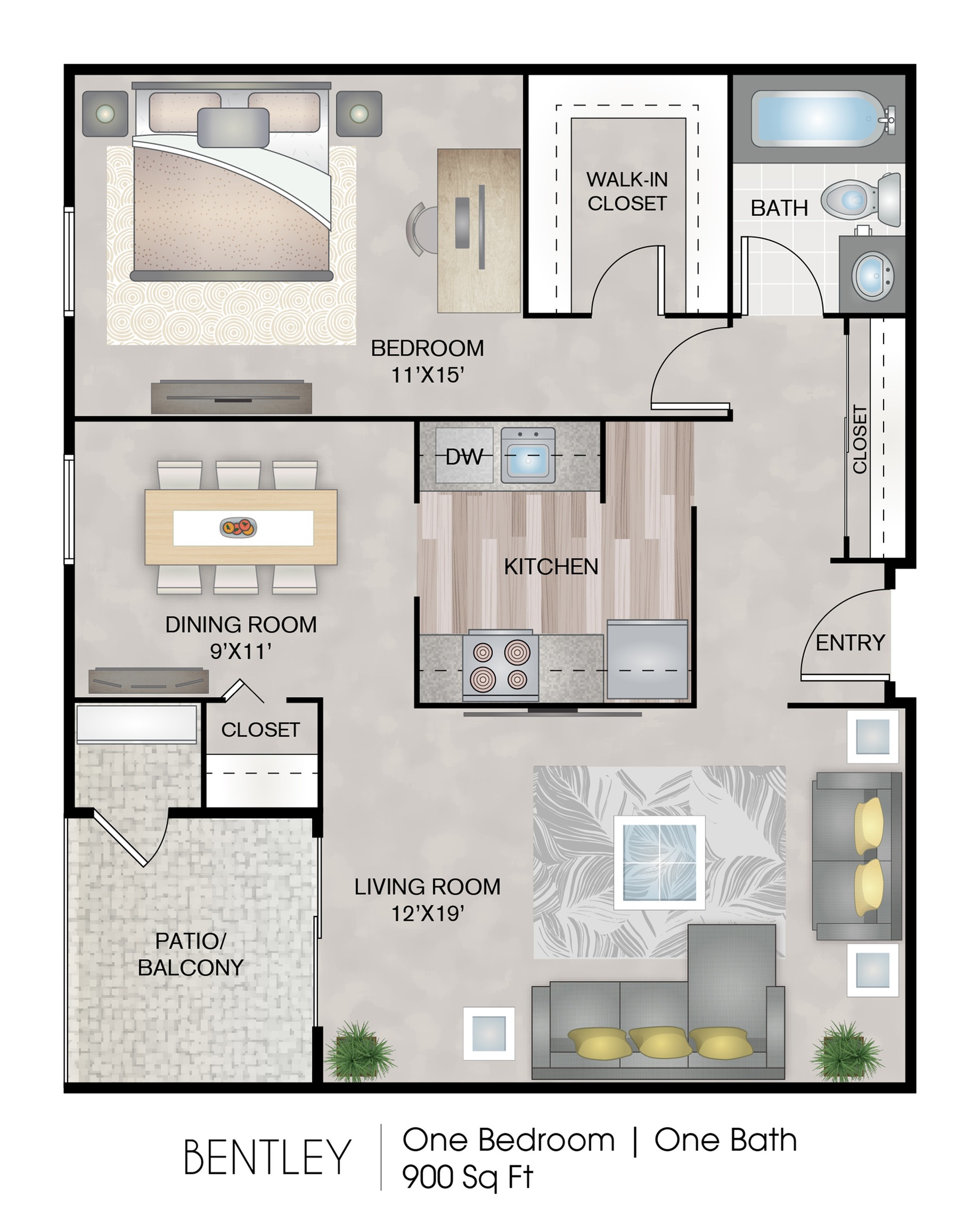 Bentley 1 Bed Apartment Concierge