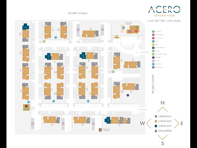 Acero Jensen Park Site Map