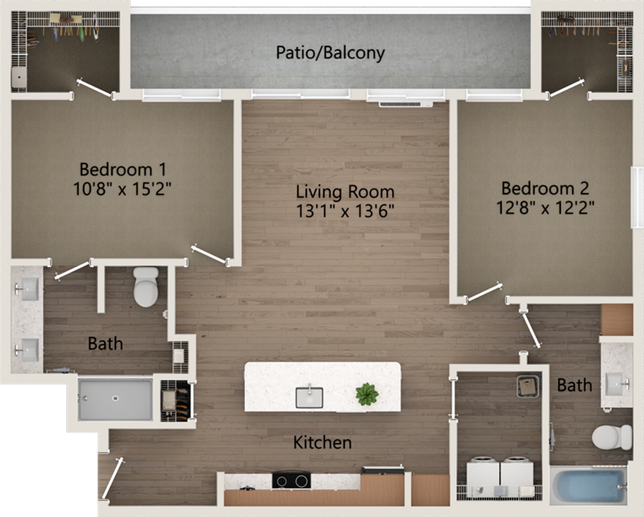 Sapphire 2 Bed Apartment Meritum Evergreen Apartments For Rent