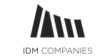 Modern IDM Companies logo with sleek, minimalist bar design.