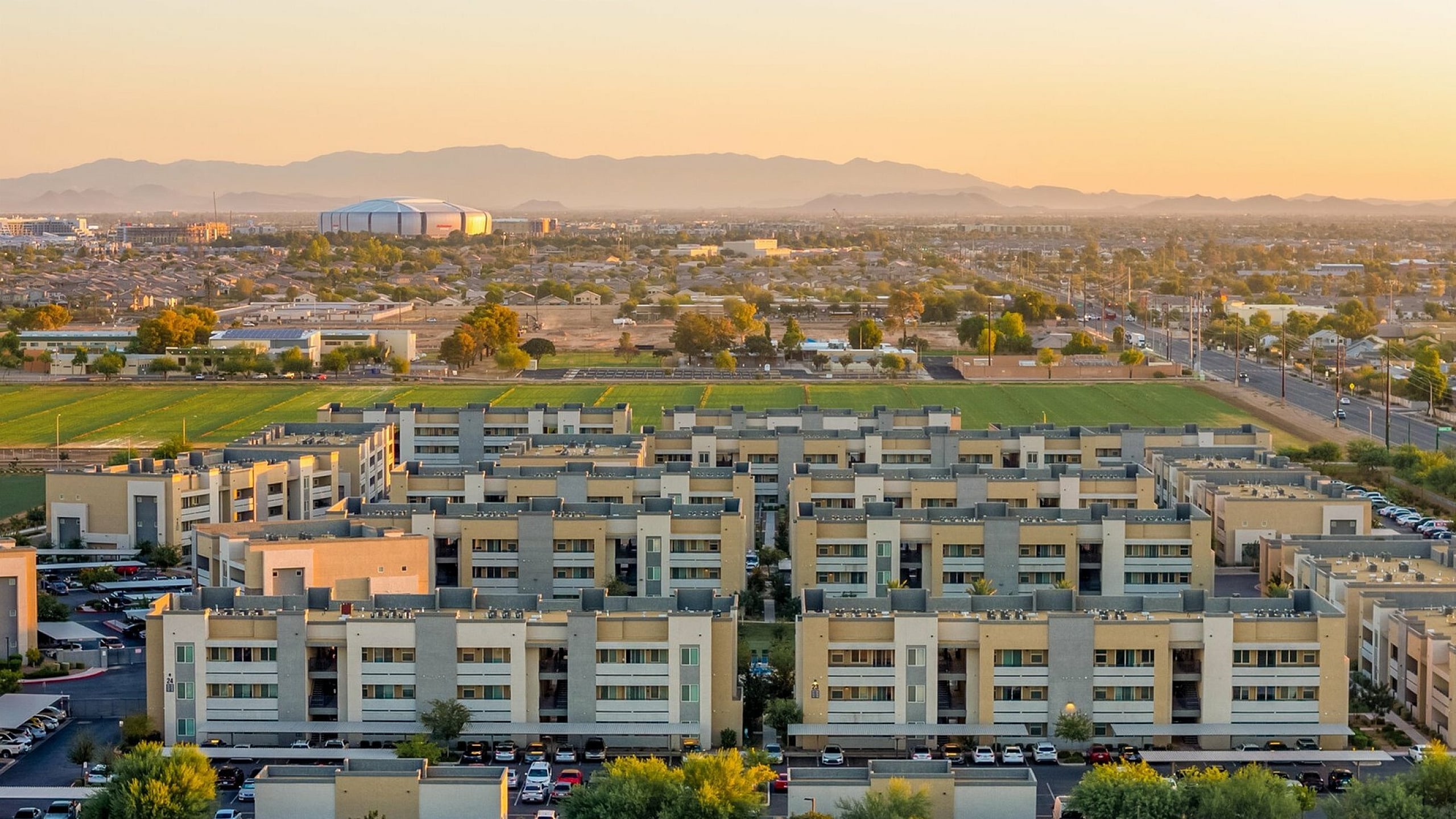 Stunning view of acero at algodon center in west phoenix az