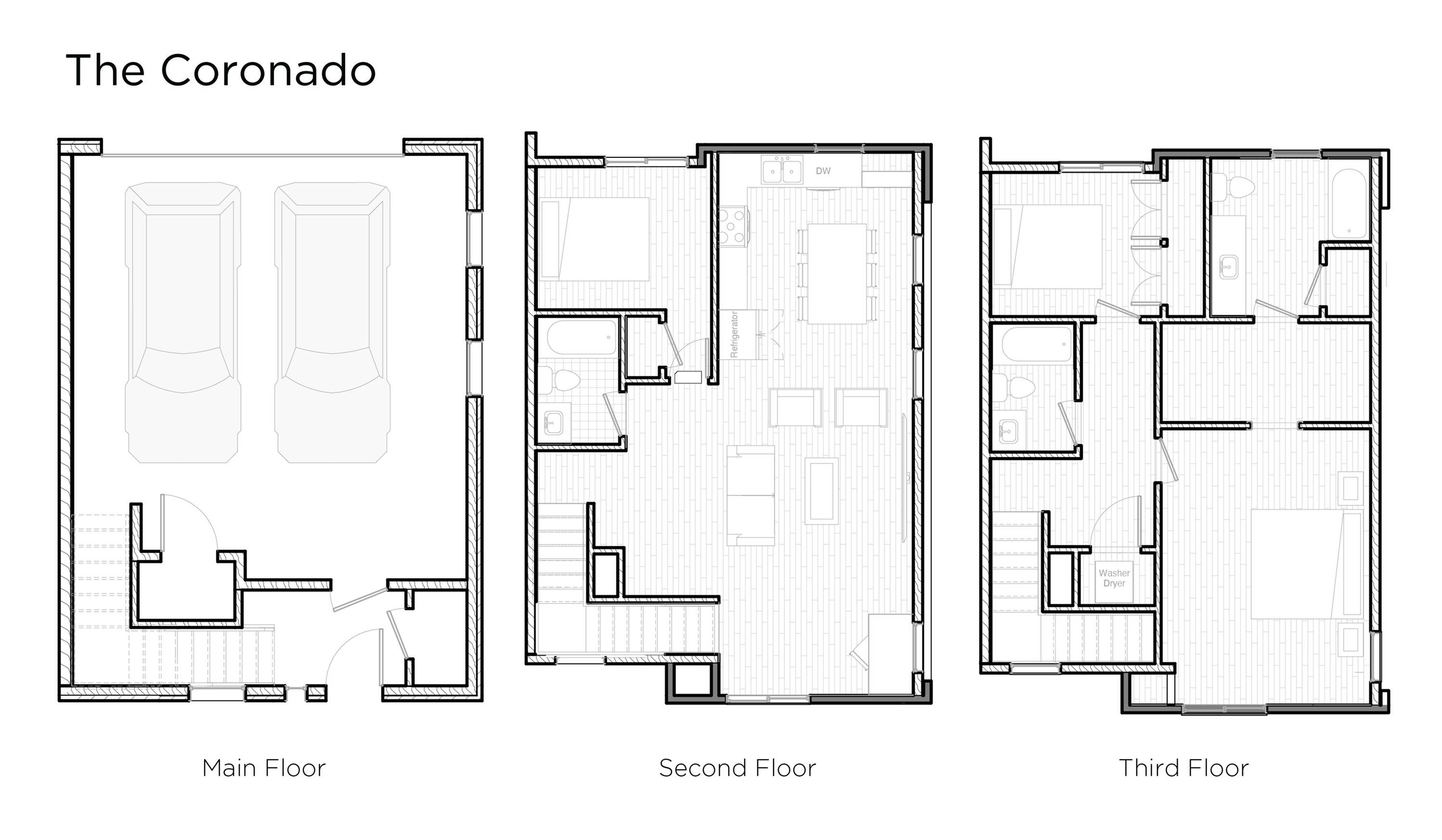 Coronado Sandridge 3 Bed Apartment DC Townhomes