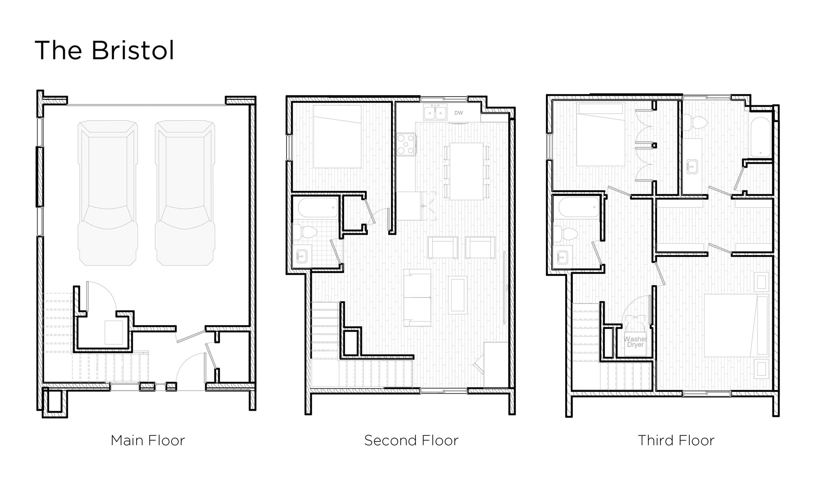 Bristol Sandridge 3 Bed Apartment DC Townhomes