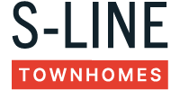 S-LINE logo featuring bold black letters with a striking red underline, conveying modernity and style.