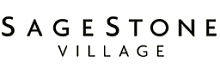 SageStone Village logo with elegant typography on a subtle background.