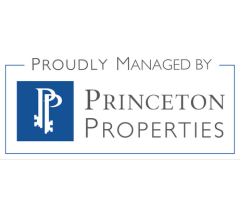 Logo displaying Princeton Properties signage highlighting professional property management services.