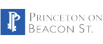 Elegant logo for Princeton on Beacon St. featuring a stylish monogram design.