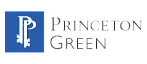 Princeton Green logo featuring a stylized P and G with elegant, modern typography.
