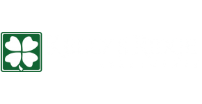 Kellys Ridge Apartments Columbia Missouri Logo with Shamrock