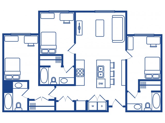 3 BEDROOM, 3 BATH