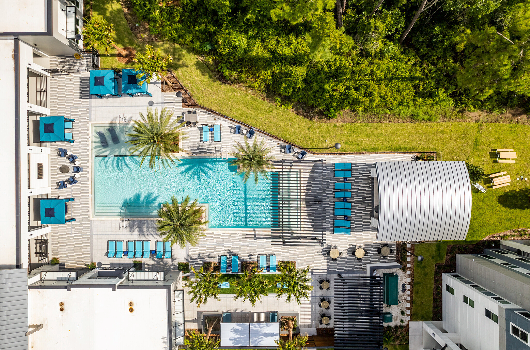 Vale East Student Living Aerial