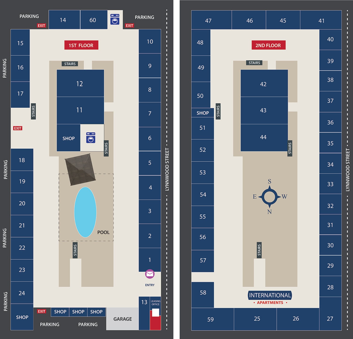 International Apartments Community Map