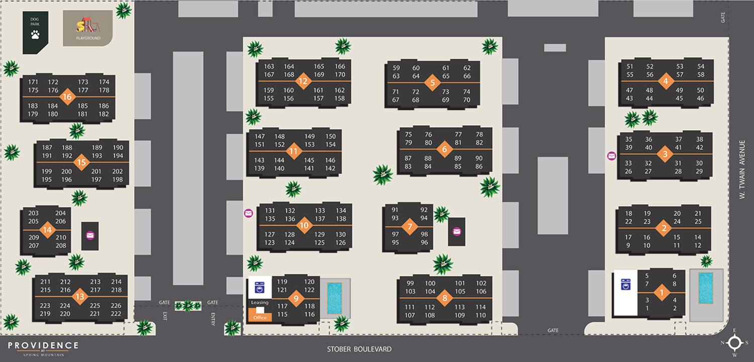 Providence at Spring Mountain Community Map