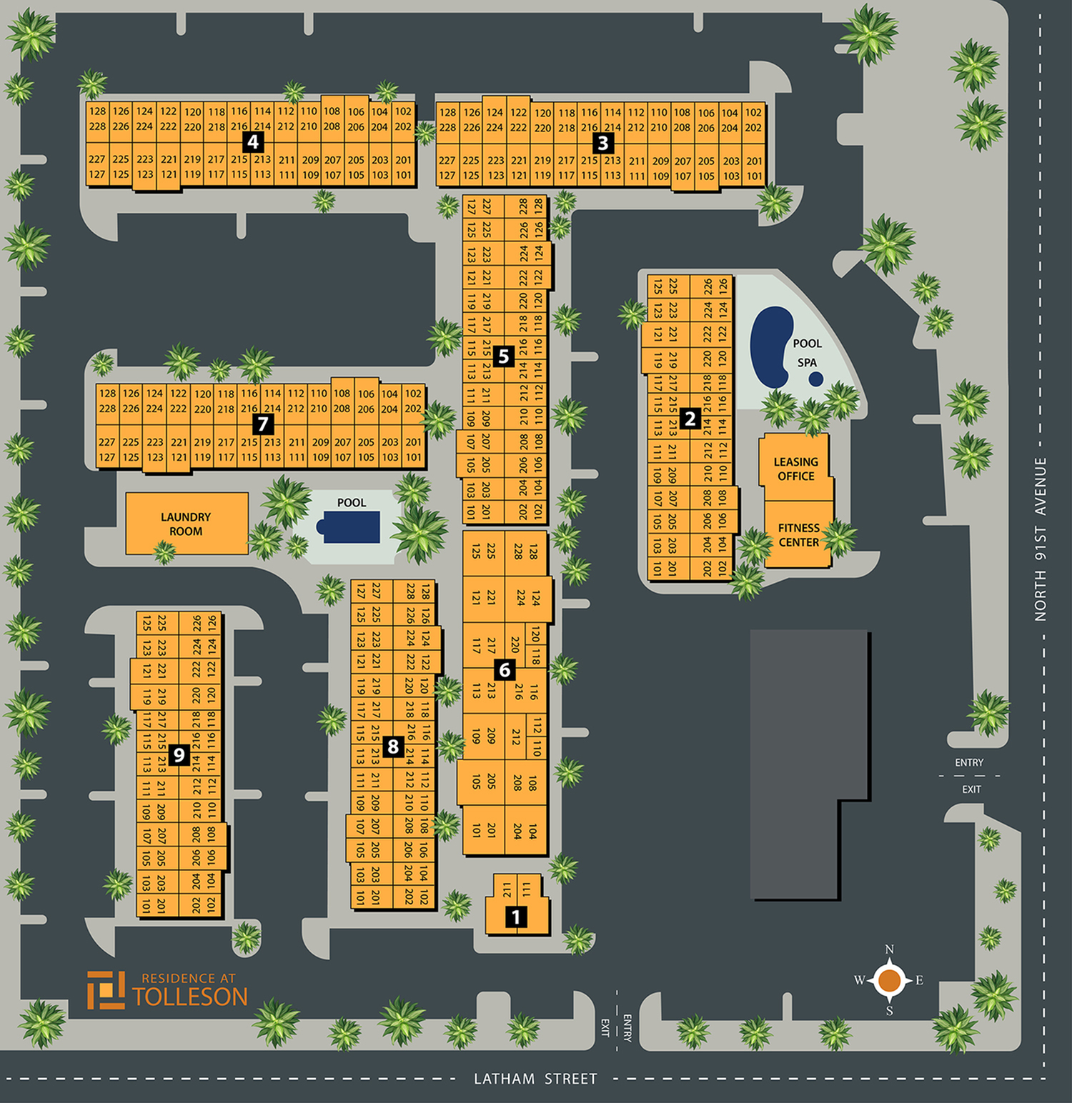 Residence at Tolleson Community Map