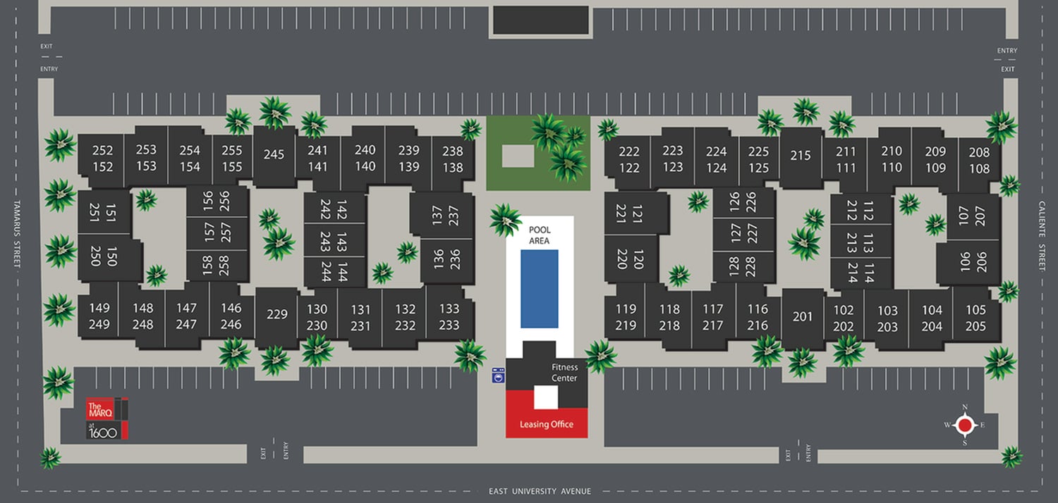 The MARQ at 1600 Community Map