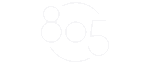 Elegant and modern logo design reading '805 Riverfront Apartments"